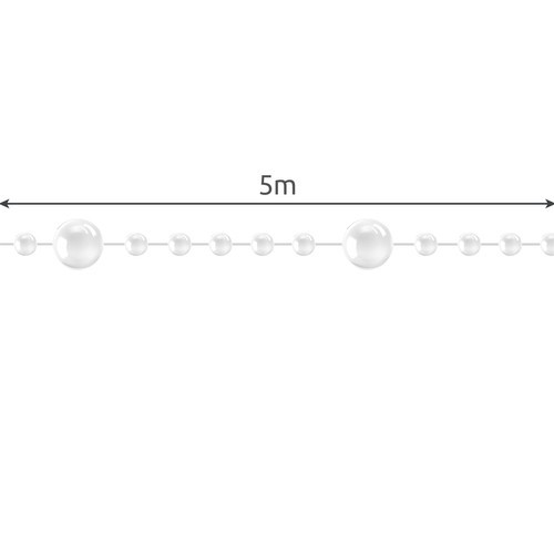 Dekoratyvinė karoliukų juostelė 5m. - 1