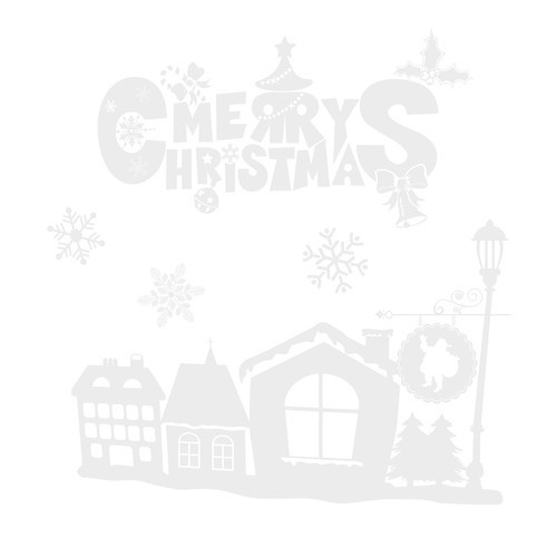 Christmas window decals - 1