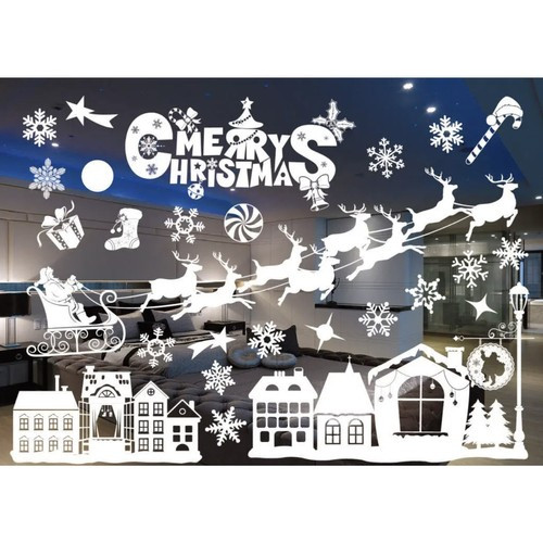 Christmas window decals - 1