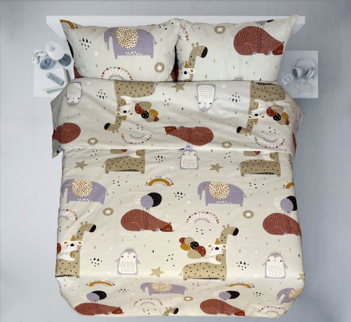 Children's linen set 100x140cm 3 pieces - 1