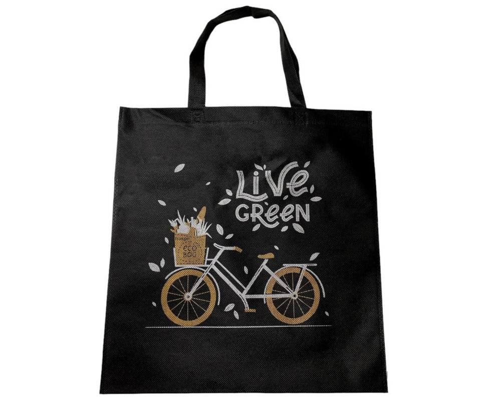 Organic shopping cart Black - 1