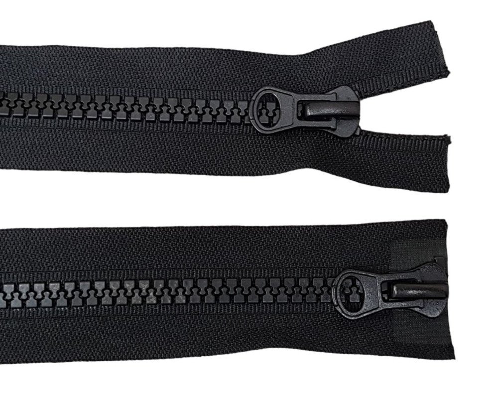 Abugalis, plastikinis užtrauktukas Nr. 5 90cm | Juodas - 1