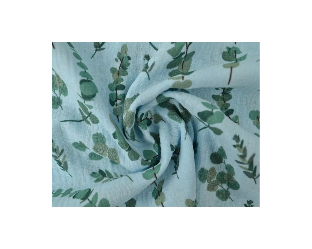 Muslin Branches in light blue - 1