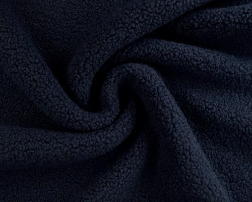 Teddy fabric Dark blue 350gr/kv.m. - 1