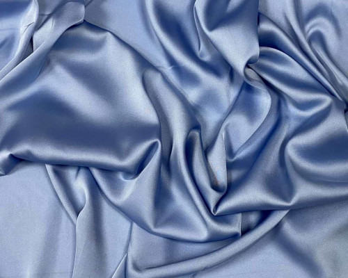 Artificial Armani silk Light blue two