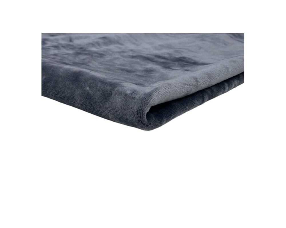 Soft Velour dark grey - 1