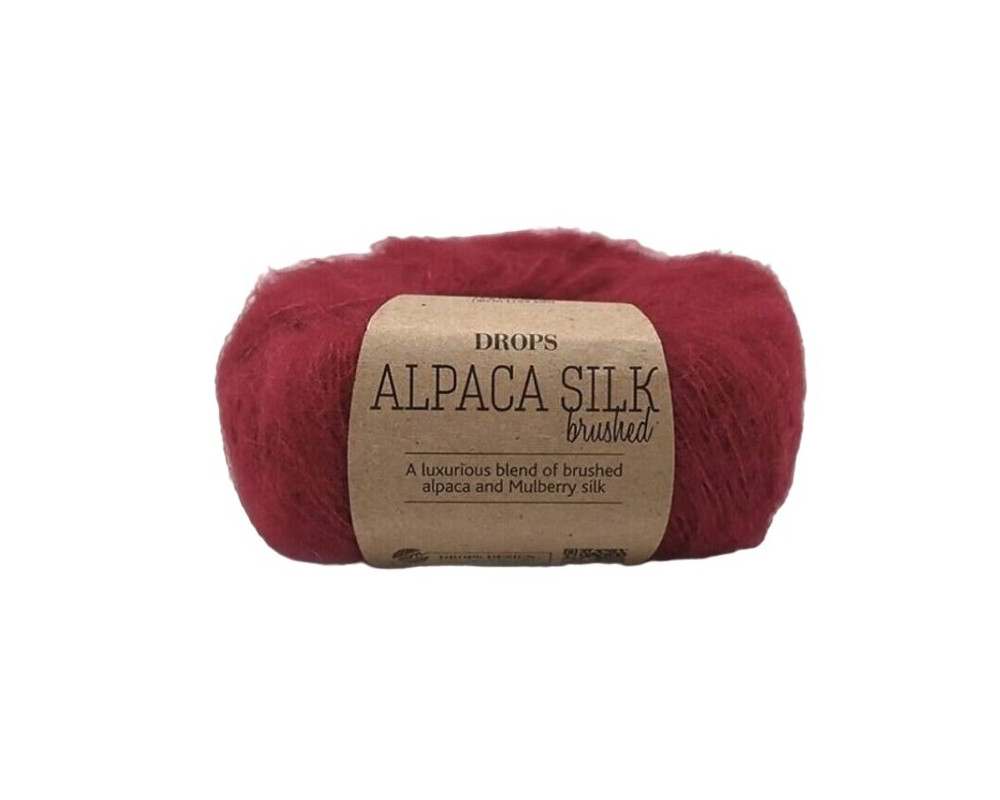 Drops Brushed Alpaca silk 23 Bordo - 1