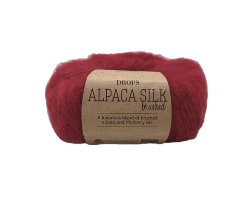 Drops Brushed Alpaca silk 23 Bordo - 1