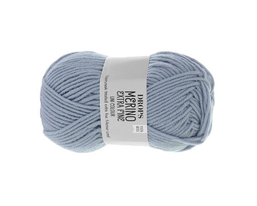 Drops Merino extra fine 38 Mėlyna rūko - 1