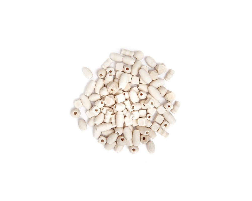 Wood beads Mix 50g - 1