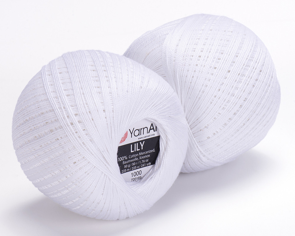 YarnArt LILY 1000 white - 1