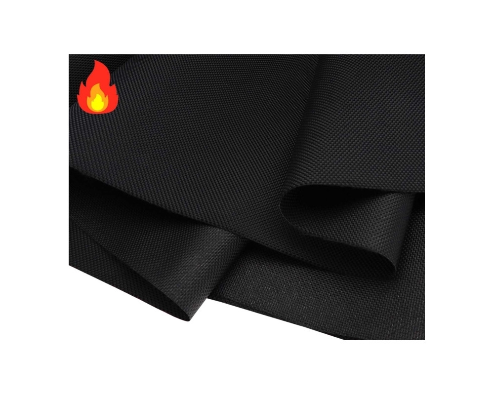 Waterproof - non-flammable fabric Black - 1