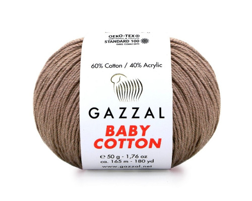 Gazzal Baby Cotton 3434 Cocoa