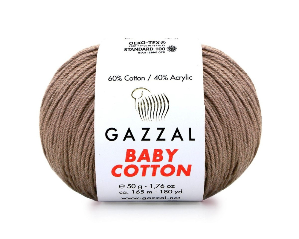 Gazzal Baby Cotton 3434 Cocoa - 1