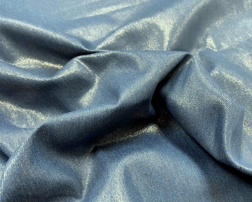 Jean fabric Bright blue - 1