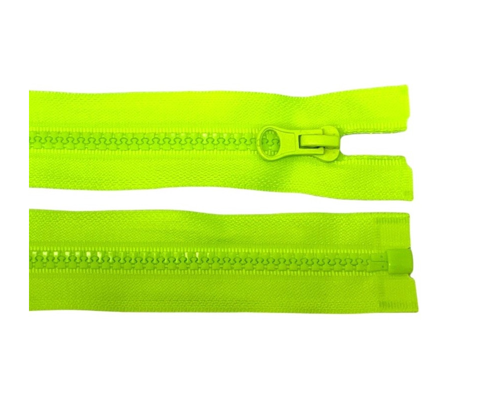 Plastikinis užtrauktukas 45cm Neoninė žalia - 1