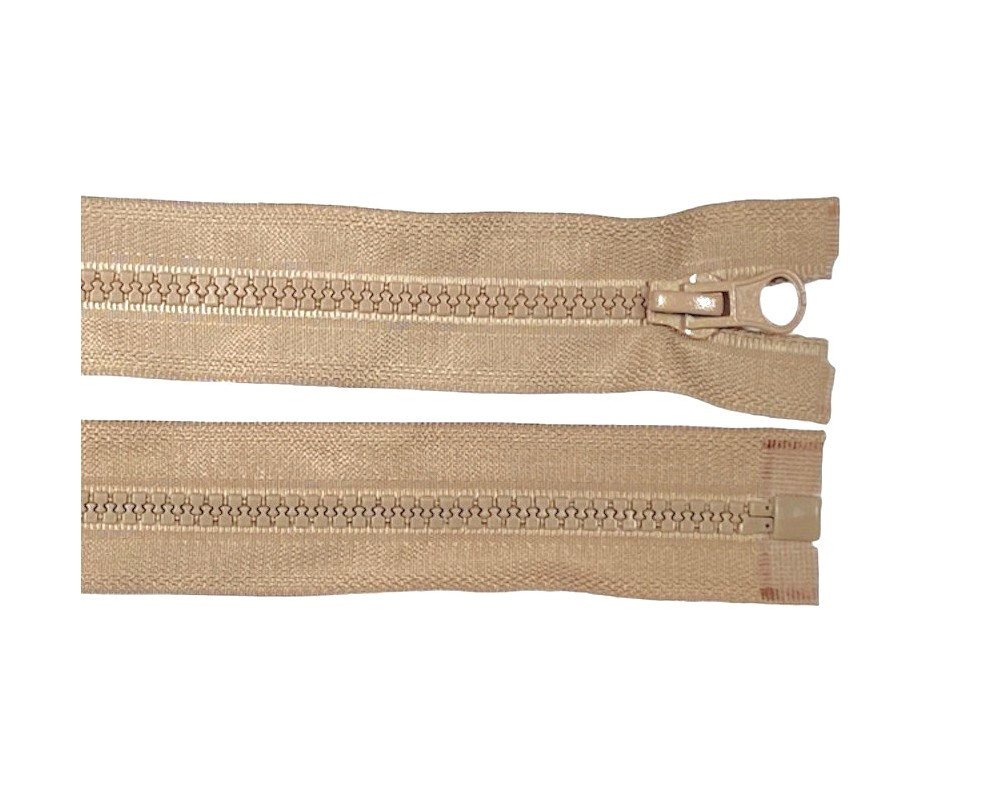 Plastikinis užtrauktukas 50cm Smėlio - 1