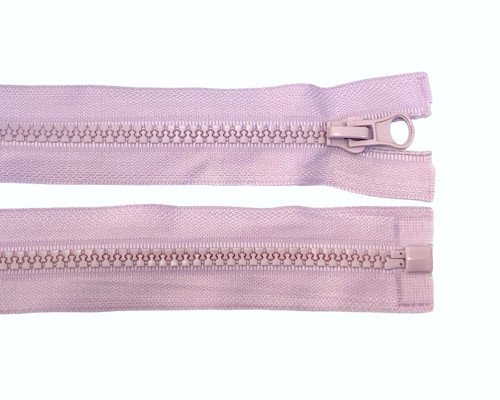 Plastikinis užtrauktukas 60cm Šviesi alyvinė - 1