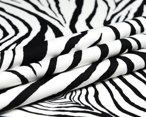 Barbie (Marchiano) fabric Zebra in white - 1