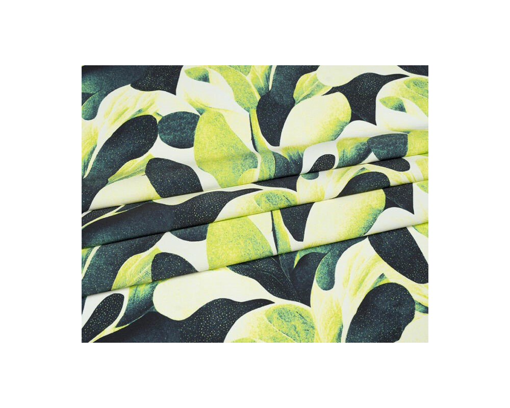 Barbie (Marchiano) fabric Green leaves - 1