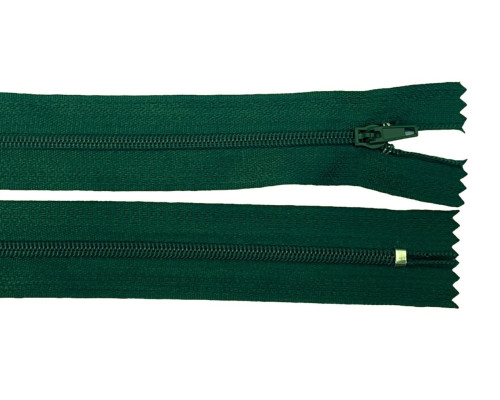 Non-removable No.3 zipper 20cm Dark green