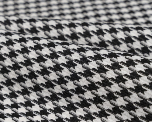 All-woven Fabrics of cloven hoofs Black and white - 3