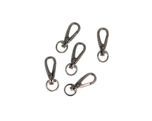 Metal carabiner 15mm | Darkened nickel