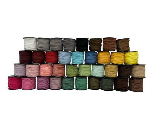 Suede cord 2,5mm | 37 colours