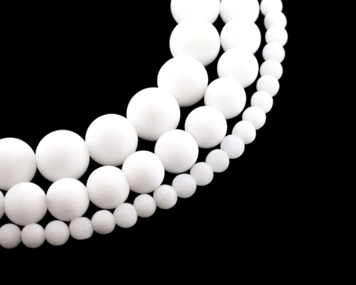 Natural Stone Beads White | 3 sizes