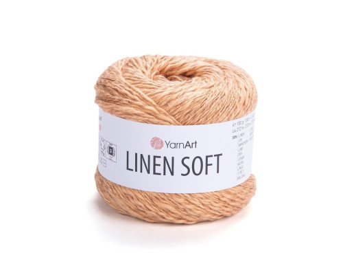 YarnArt Linen Soft 7305 Persikinė - 1