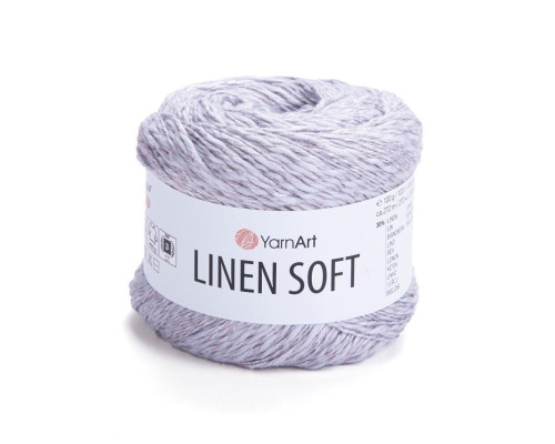 YarnArt Linen Soft 7320 Light grey - 1