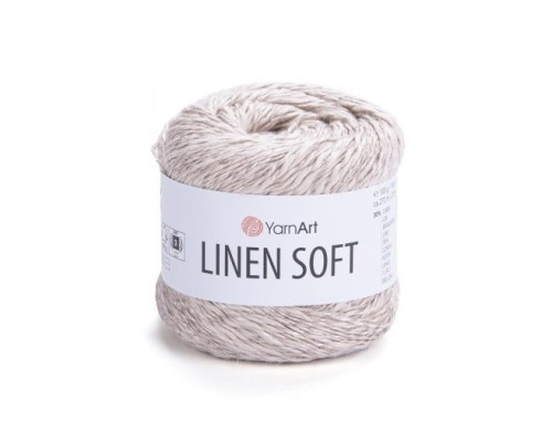 YarnArt Linen Soft 7304 Šviesi smėlio - 1