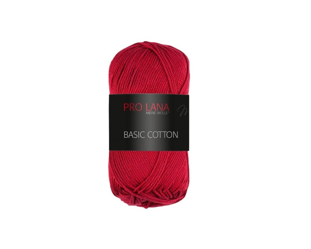 Basic cotton Pro wool. Red is 30 to 1