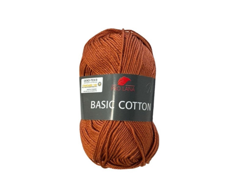 Basic cotton Pro wool from cinnamon 25 to 1