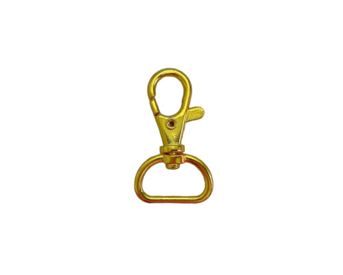 Metal carabiner 25mm | Gold