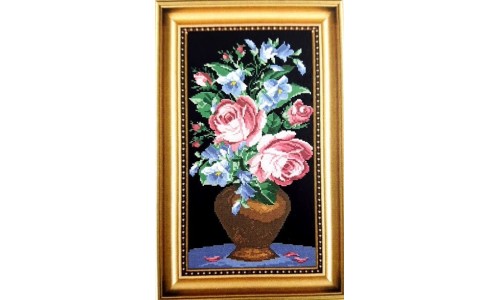 Siuvinėjimo paveikslas „Rožės"