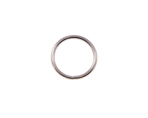 Ring for haberdashery Nickel 15mm