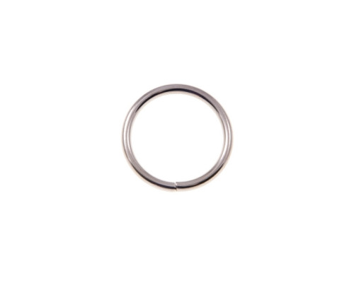 Žiedas galanterijai Nikelio 15mm - 1