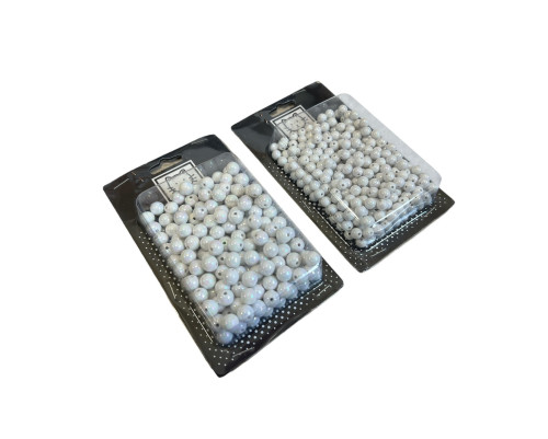 Beads - pearls White pearls 100 grams