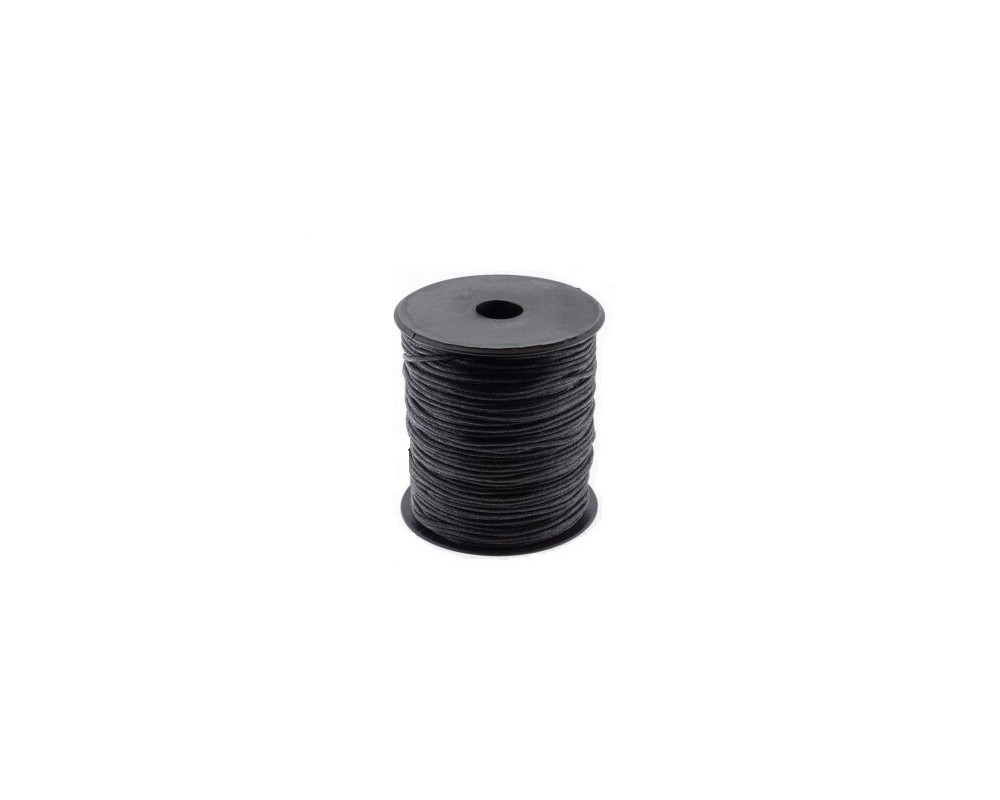 Woven thread 1 mm Black - 1