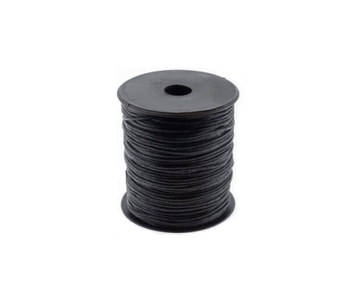 Woven thread 1 mm Black - 1