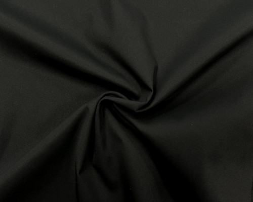 Silk with viscose Black