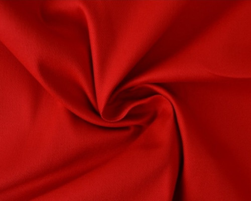 Thicker cotton with elastane Red - 1