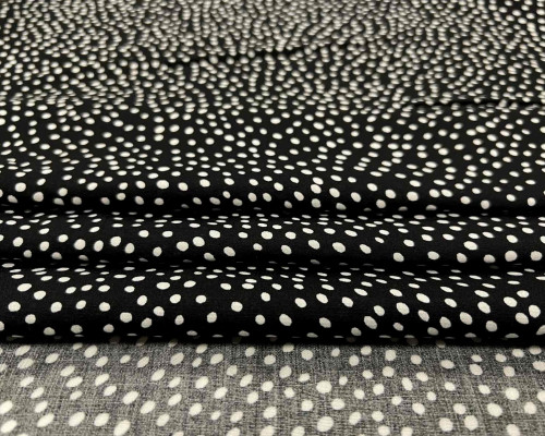 White dots in black - 1