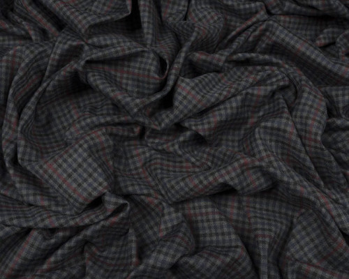 Woven fabric dark grey - 2