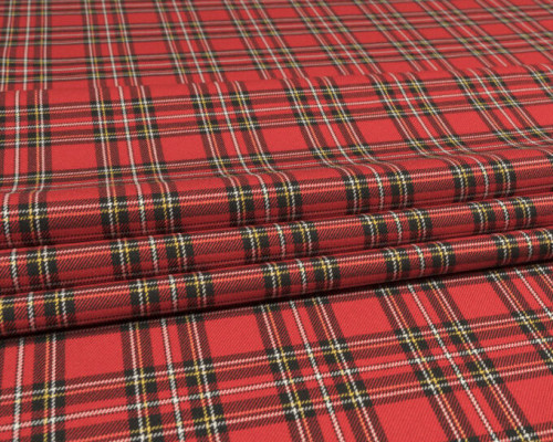 Woven fabric Red