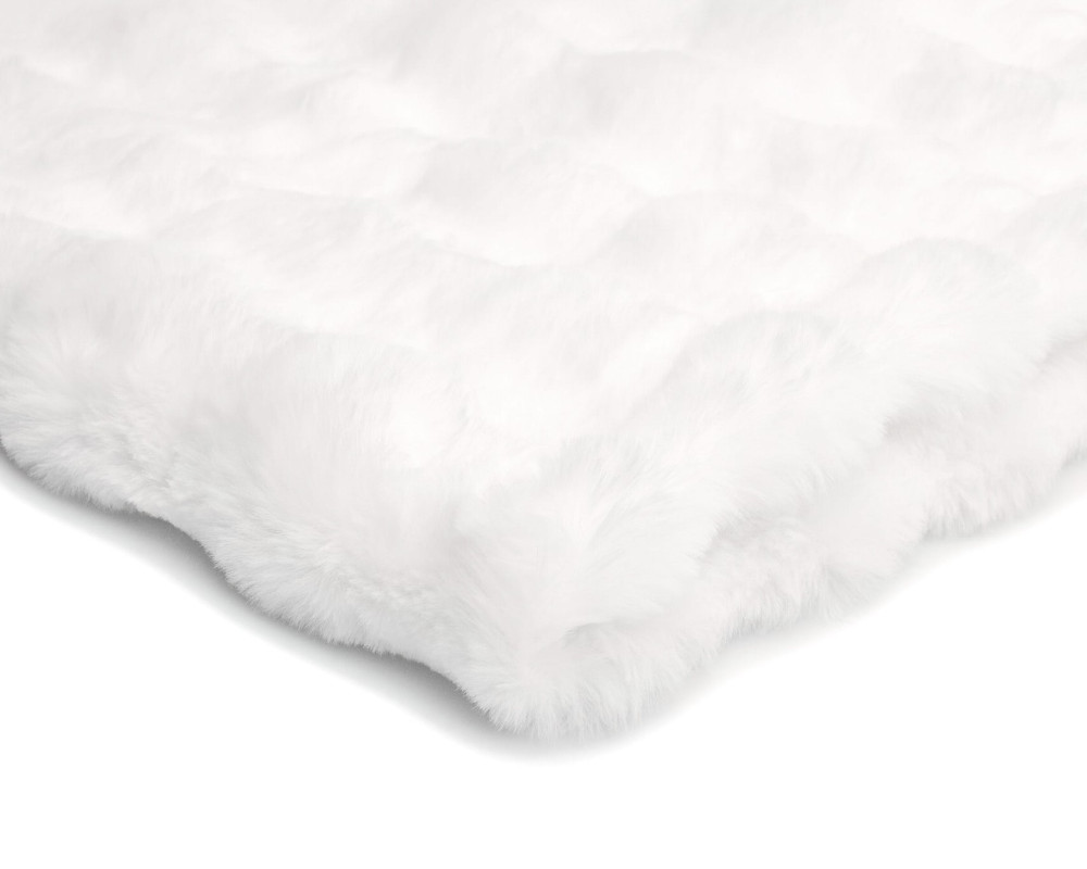 Artificial bubble fur White - 1