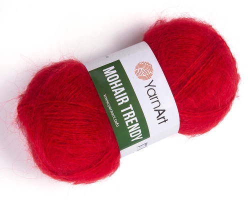 YarnArt Mohair Trendy 105 Raudona - 1