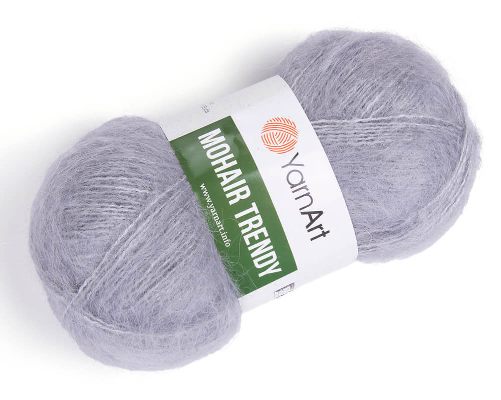 YarnArt Mohair Trendy 113 Pilka - 1