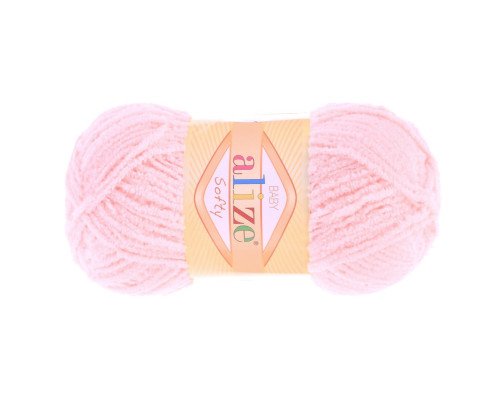 Alize Softy 50gr | 115m 340 Šviesiai rožinė - 1